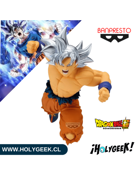 Figura Dragon Ball Super Match Makers - Son Goku Ultra Instinct (vs Jiren) | Banpresto Original HolyGeek