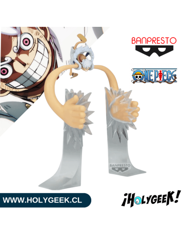 Figura One Piece Fight Log: Monkey D. Luffy - Gear 5 Vol. 5 | Banpresto Original HolyGeek