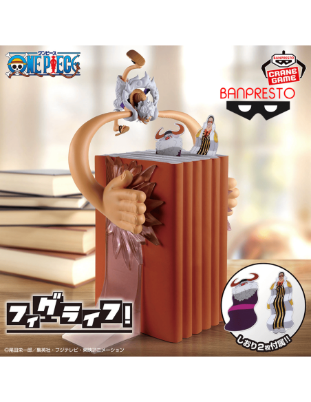 Figura One Piece Fight Log: Monkey D. Luffy - Gear 5 Vol. 5 | Banpresto Original HolyGeek