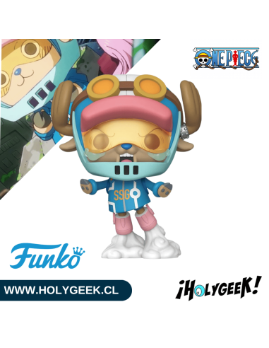 Animation One Piece Chopper (Egg) #2148 con traje futurista y base de vapor,