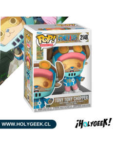 Animation One Piece Chopper (Egg) #2148 con traje futurista y base de vapor, 2