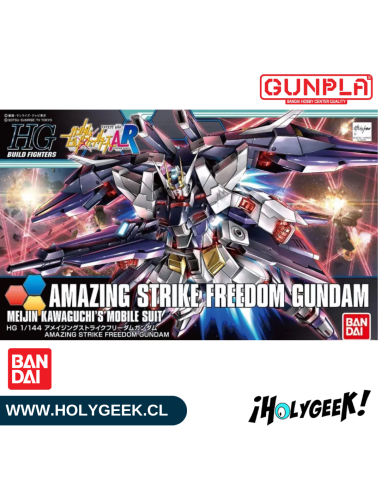 Caja de presentación del Model Kit HG 1/144 Amazing Strike Freedom Gundam