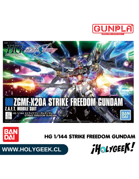 Caja de presentación del Model Kit HG 1/144 Strike Freedom Gundam