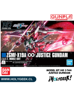 Figura ensamblada del Infinite Justice Gundam mostrando su mochila Fatum-01 2
