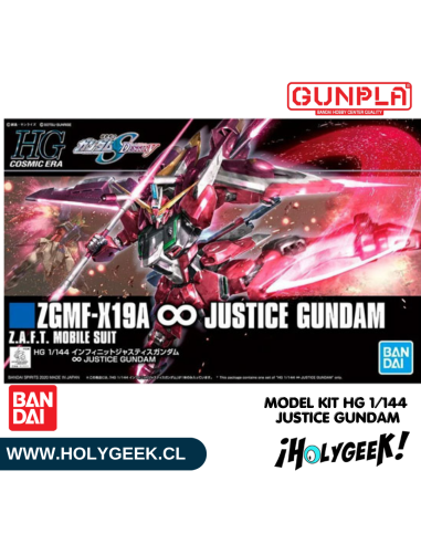 Caja de presentación del Model Kit HGCE 1/144 Infinite Justice Gundam