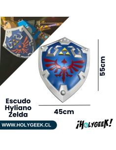 Replica Escudo Hyliano Zelda Metal | Decoración y Cosplay