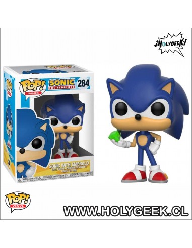 Funko POP! Sonic The Hedgehog w/ Emerald 284