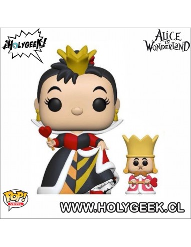 Funko Pop! Disney: Alice in Wonderland 70th - Queen W/King (Reina de Corazones con el Rey)