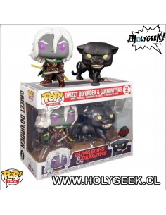 Funko POP Games: D&D- 2PK Drizzt Do'Urden w Cat SPECIAL EDITION