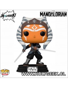 Funko Pop! Star Wars: Mandalorian- Ahsoka W/ Sabers 464