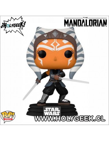 Funko Pop! Star Wars: Mandalorian- Ahsoka W/ Sabers 464