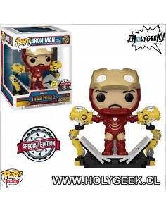 Funko POP Deluxe: IM2- Iron Man Mark IV w/Gantry (GW) 905