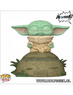 Funko Pop! Deluxe: Mandalorian- the Child Using the Force (con luz y sonido) 485