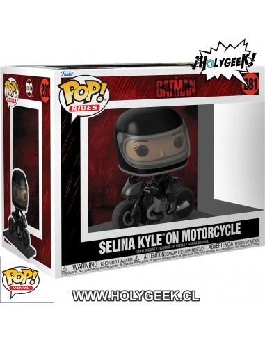Funko POP - Movies - The Batman Selina Kyle on Motorcycle Deluxe
