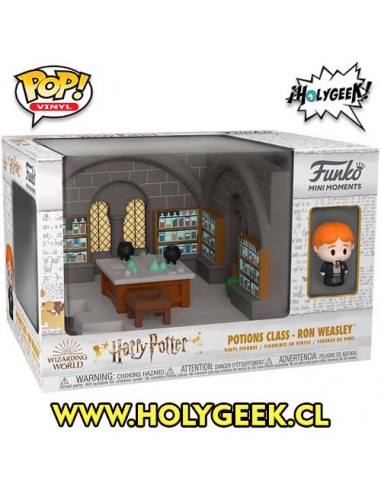 FUNKO POP! Harry Potter Mini Moments Ron Weasley Mini-Figure Diorama Playset Potions Class